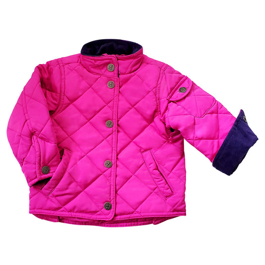 Pink Barbour Coat with Snaps