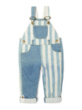 Patchwork Denim Overalls