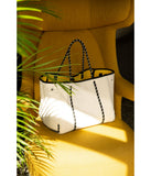 Everyday Tote White Yellow