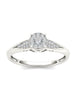  1/6ct TDW Diamond Cluster Fashion Ring