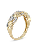 1/6ct TDW Diamond Heart Fashion Ring