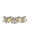 1/6ct TDW Diamond Heart Fashion Ring