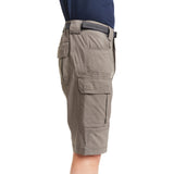 Belted Stretch Gusset Work Short