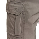 Belted Stretch Gusset Work Short