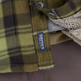 Sherpa-Lined Microfleece Shirt Jacket