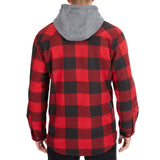 Sherpa-Lined Microfleece Shirt Jacket