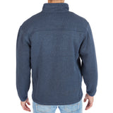 Sherpa-Lined Sweater Fleece Full Zip Jacket