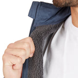 Sherpa-Lined Sweater Fleece Full Zip Jacket