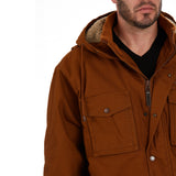 Sherpa-Lined Duck Work Jacket