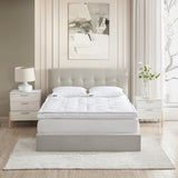 Serta HeiQ Cooling 3-Inch Thick White Downtop Featherbed