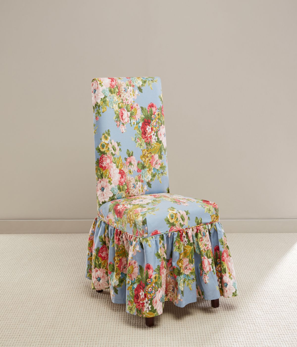 Juliet Long Dining Chair Slipcover Chambray – Gordmans