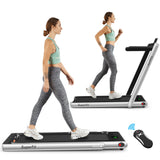 2.25 Horsepower 2 in 1 Folding Treadmill with  APPSpeaker Remote Control