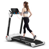 2.25 Horsepower Folding Electric Motorized Treadmill With Speaker