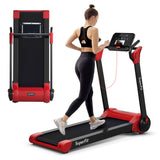 Folding 2.25 Horsepower Electric Treadmill Running Machine APP Control Bluetooth