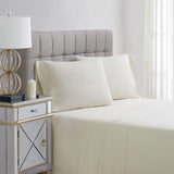 Percale 400 Thread Count Cotton Sheet Set Vanilla Ice