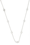 Sterling-Silver-CZ-By-The-Yard-Station-Necklace-24-inch-Clear stone-1