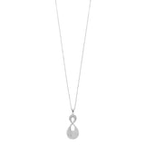 Sterling-Silver-Rhod-CZ-Pendant-Clear stone-1