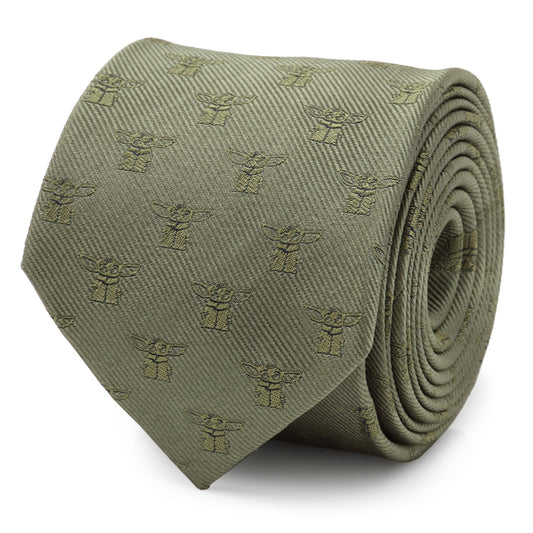 The-Child-Sage-Green-Mens-Tie-1