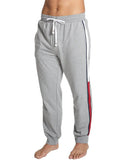 Red & White Bar Stripe Sweatpant