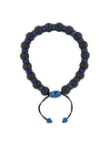 Stainless Steel Matte Onyx Bead Bolo Bracelet