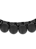 Stainless Steel Matte Onyx Bead Bolo Bracelet