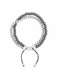 Stainless Steel Hematite Bead Bolo Bracelet