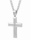 .03Ct Stainless Steel Cross Pendant