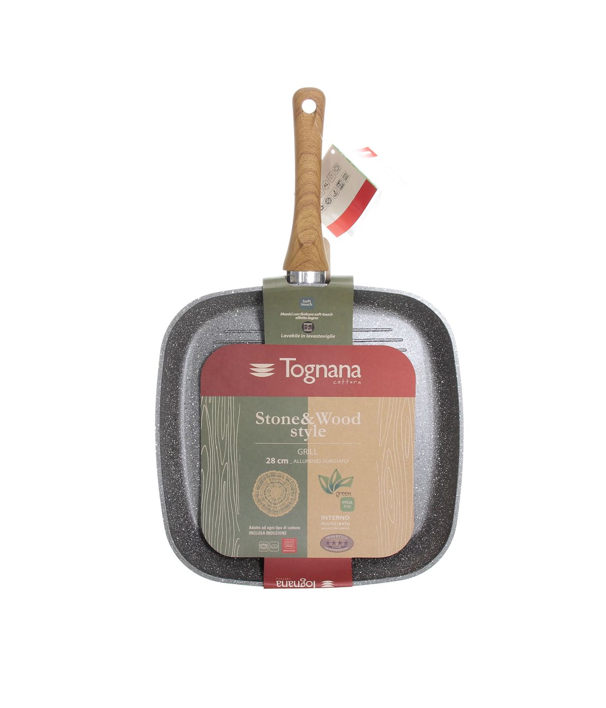 Tognana By Widgeteer Wood & Stone Style Aluminum Nonstick 11