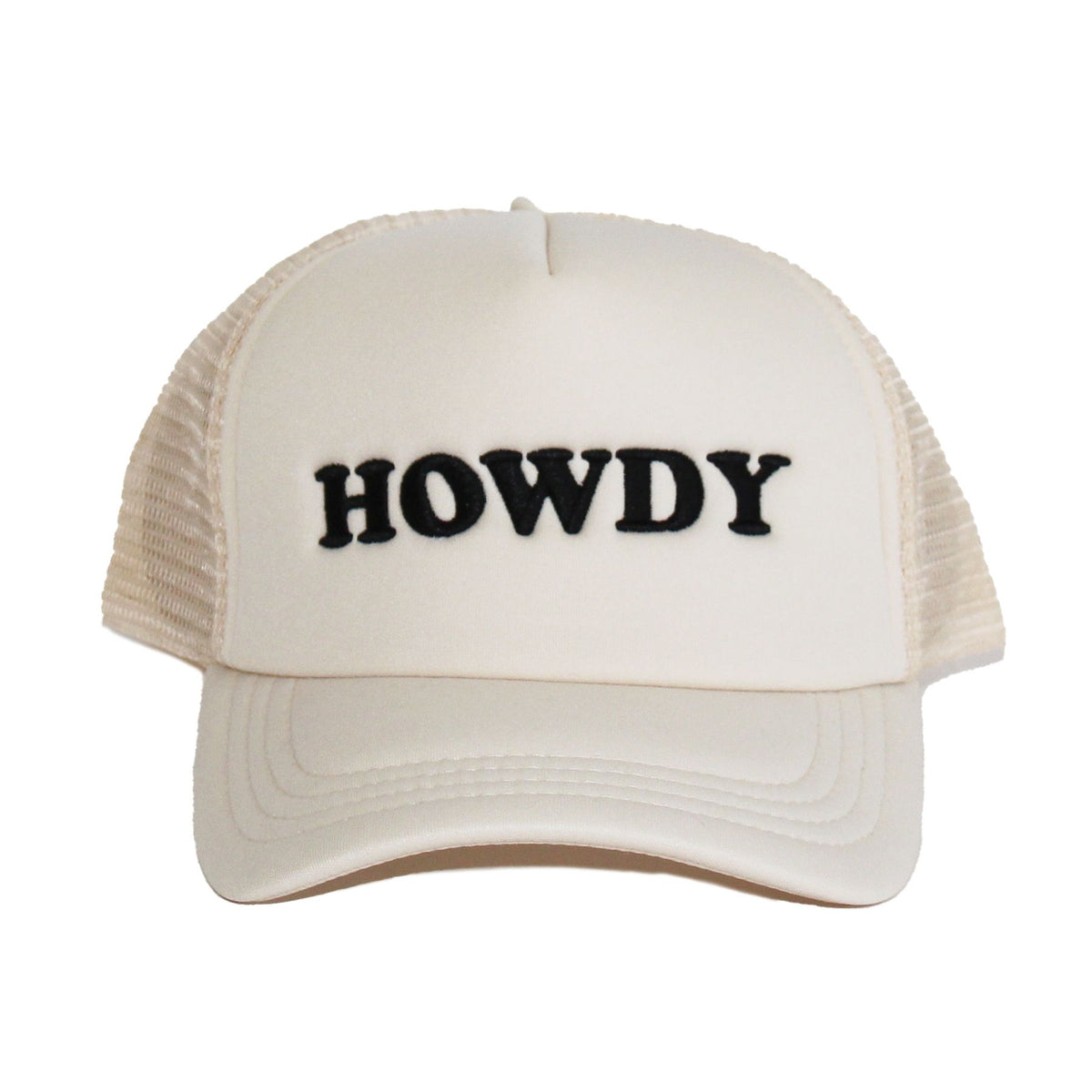 TRUCKER HAT ECRU HOWDY