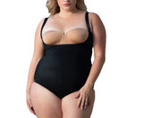 Underbust Adjustable Straps Bodysuit - Plus