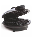 Heart Shaped Waffle Maker with Eco Friendly Non-Stick Ceramic Coating Black