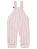 Wide Stripe Denim Overalls