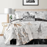 Paris Fleece Throw