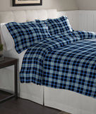 Solid & Print Flannel Duvet Sets