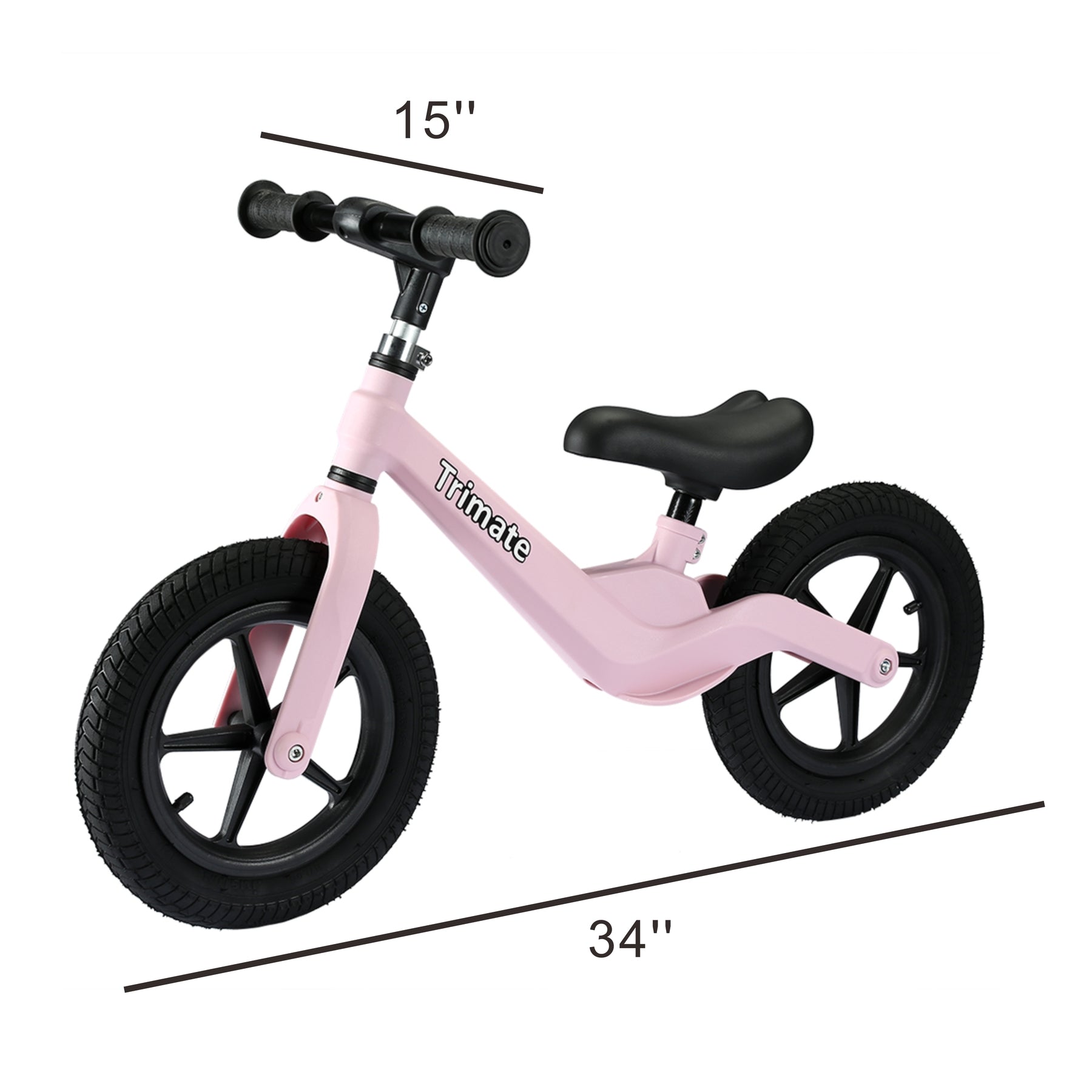 Trimate Toddler Balance Bike in Pink