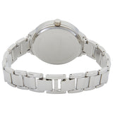 Crystal Embellished Analog Watch Silver