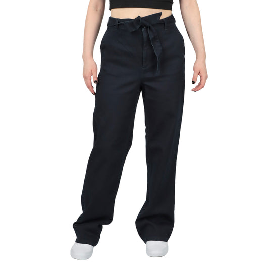 High Rise Tie Front Trouser Jean