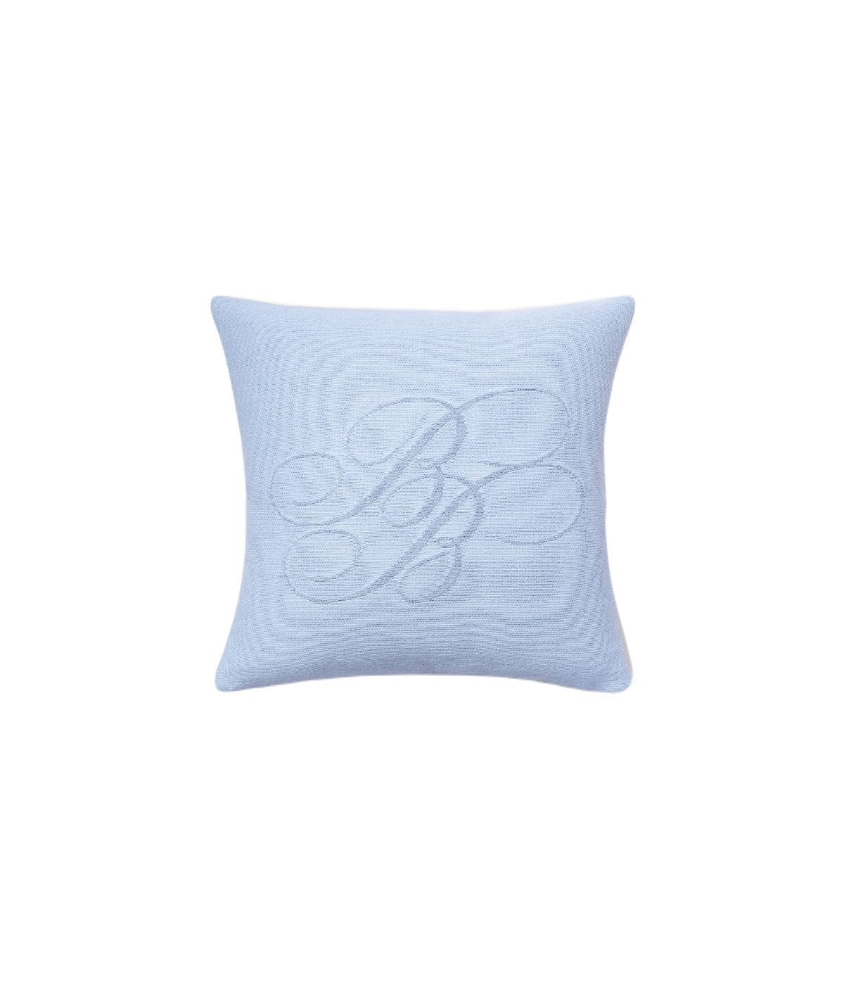 Chambray Decorative Pillow Light Marine