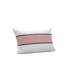 Striped Color Blocked Decorative Pillow Blush