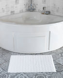 Circle in Square Bath Mat