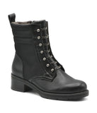 Davide Lug Bootie Black-Sn