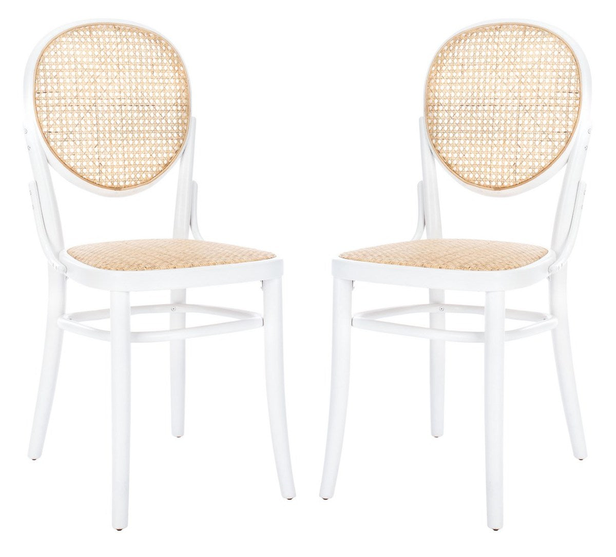 Sonia Rattan Dining Chairs Set of 2