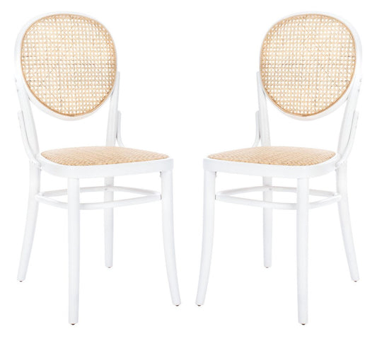 Sonia Rattan Dining Chairs Set of 2