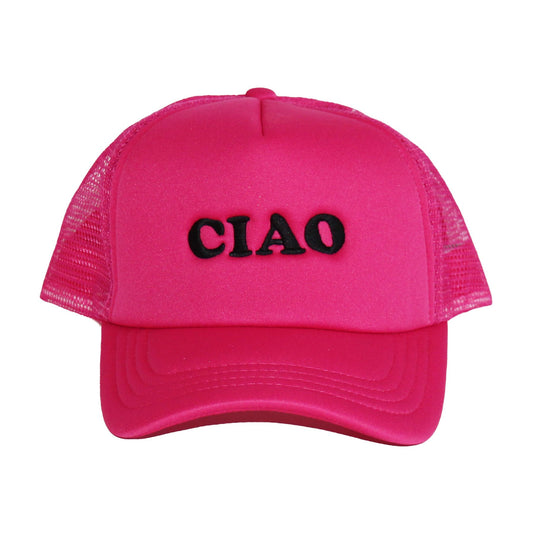 TRUCKER HAT PINK CIAO