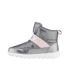 Waterproof Ankle Boot On A Sneaker Outsole Gray