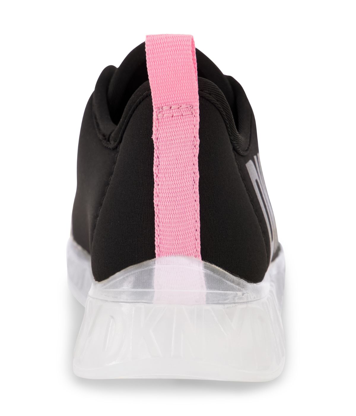 Slip On Snaker With Color Pops And Translusive Outsole Black