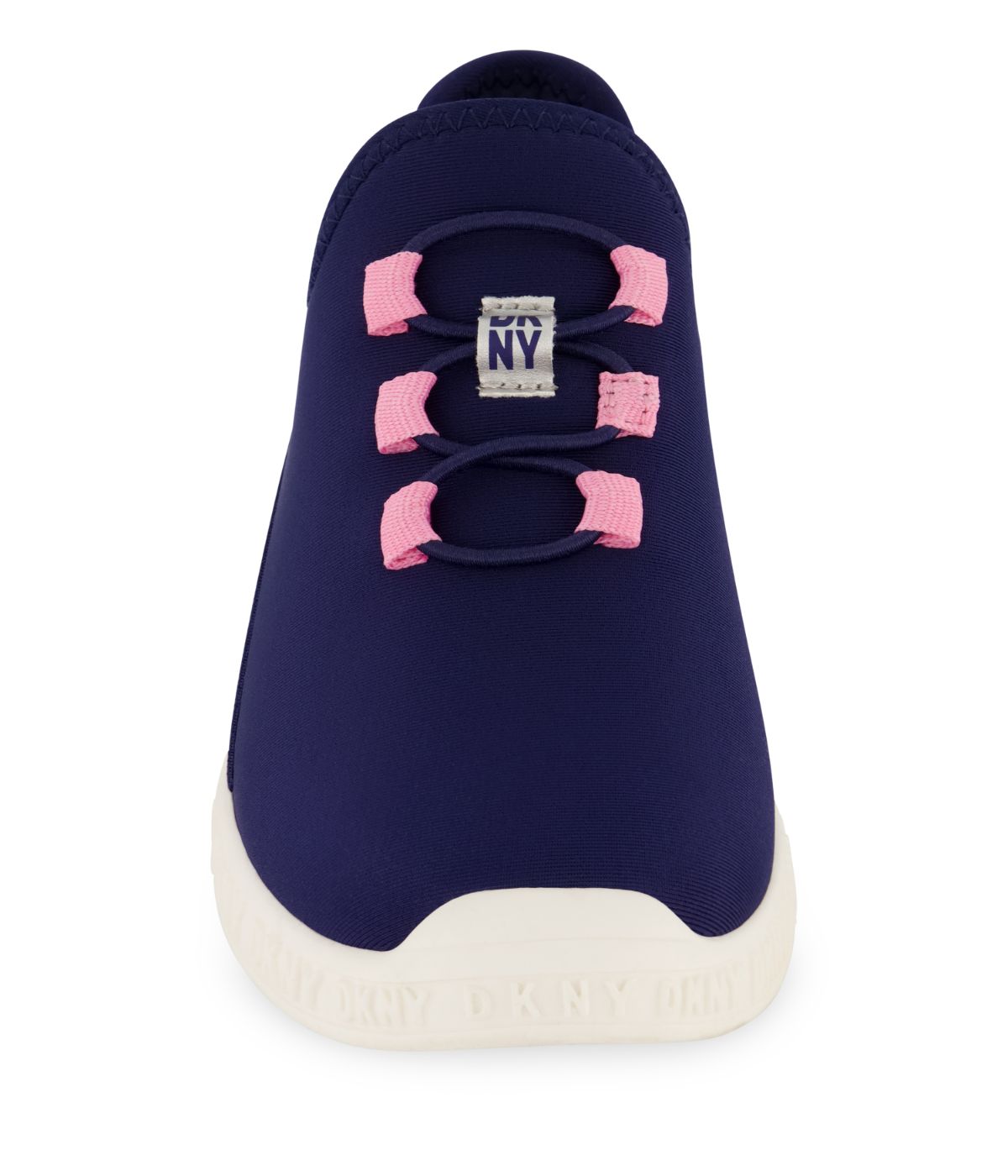 Slip On Snaker With Color Pop Reapeat Logo Navy