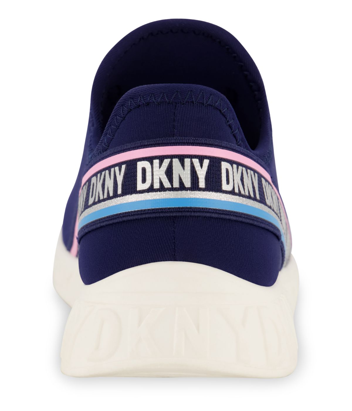 Slip On Snaker With Color Pop Reapeat Logo Navy