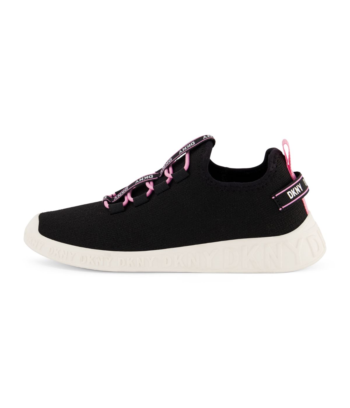 Slip On Sneaker With Color Pop Detail Black