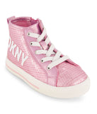 Sequin Upper High Top Blush